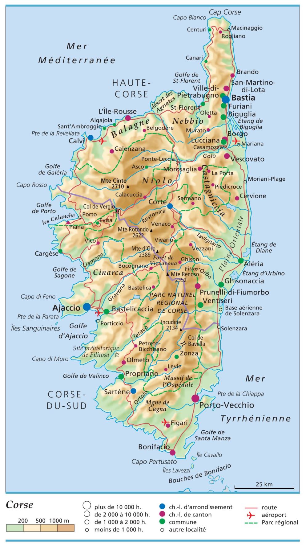 carte département Corse-du-Sud